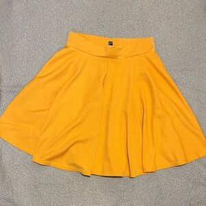 Sunny Yellow Skater Skirt